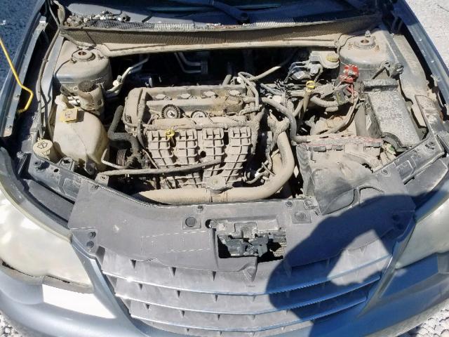 1C3LC46K88N264929 - 2008 CHRYSLER SEBRING LX BLUE photo 7