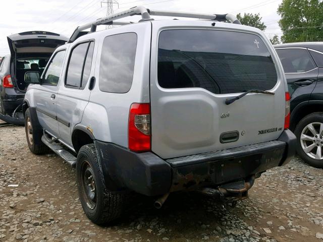 5N1ED28Y51C547356 - 2001 NISSAN XTERRA XE GRAY photo 3