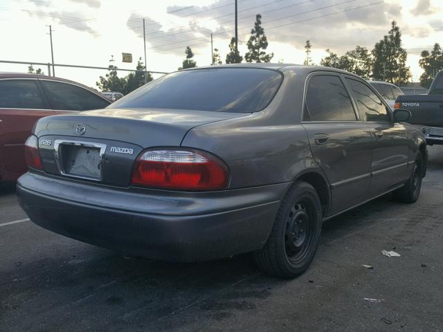 1YVGF22D425275606 - 2002 MAZDA 626 ES GRAY photo 4