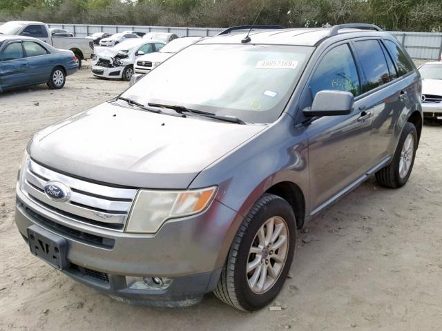 2FMDK38C49BA95777 - 2009 FORD EDGE SEL GRAY photo 2