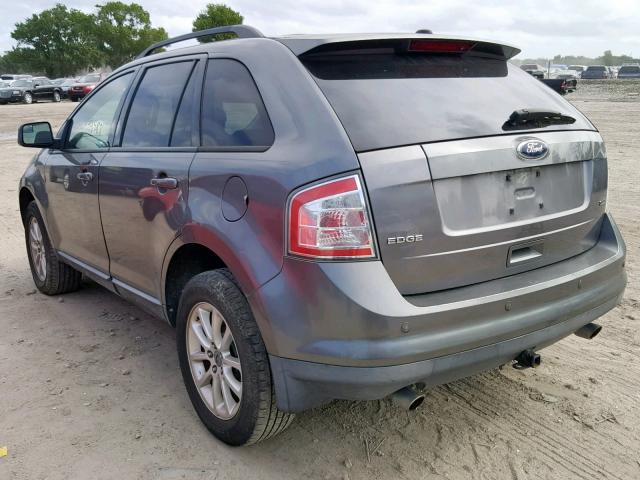 2FMDK38C49BA95777 - 2009 FORD EDGE SEL GRAY photo 3