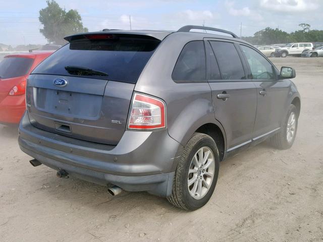 2FMDK38C49BA95777 - 2009 FORD EDGE SEL GRAY photo 4