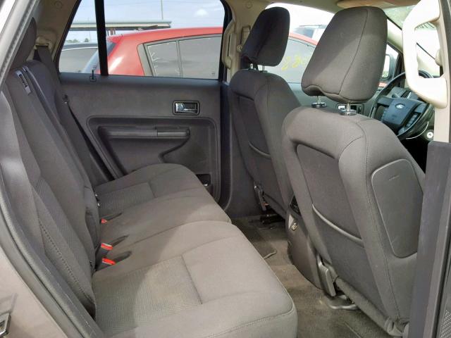 2FMDK38C49BA95777 - 2009 FORD EDGE SEL GRAY photo 6