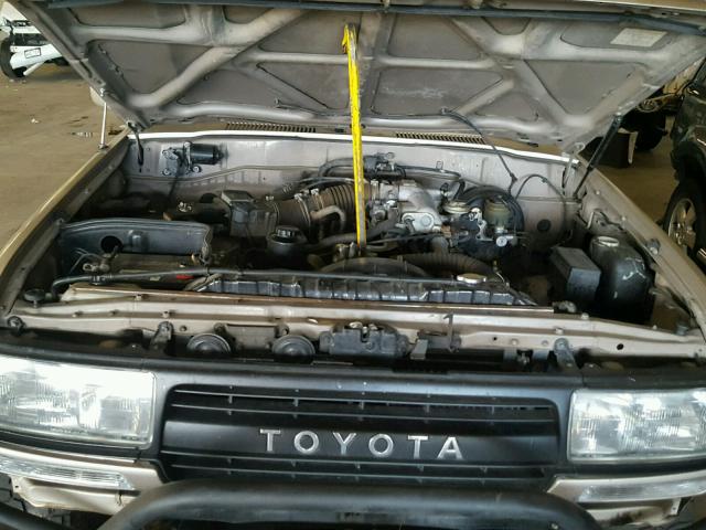 JT3FJ80W4M0025777 - 1991 TOYOTA LAND CRUIS BEIGE photo 7