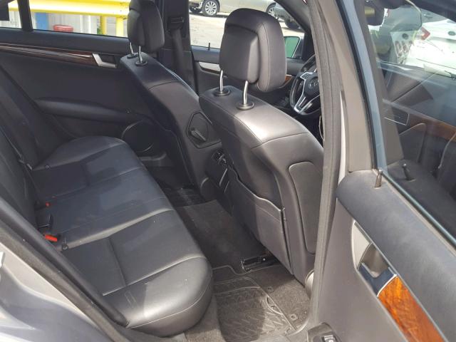 WDDGF4HB5CA643698 - 2012 MERCEDES-BENZ C 250 GRAY photo 6