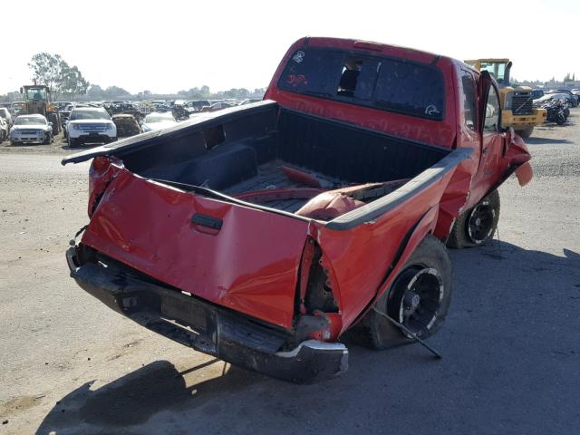 5TETU62NX6Z318889 - 2006 TOYOTA TACOMA PRE RED photo 4