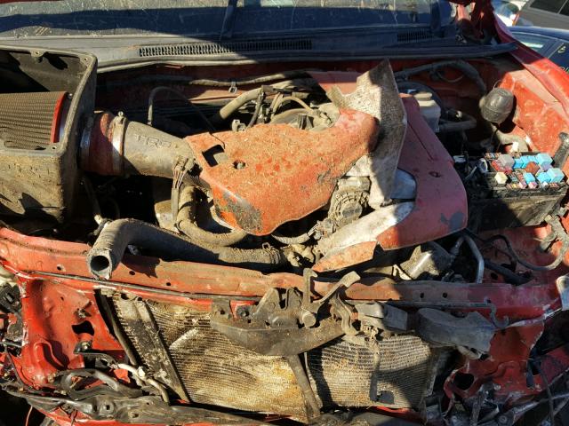 5TETU62NX6Z318889 - 2006 TOYOTA TACOMA PRE RED photo 7