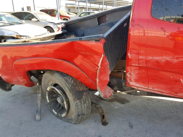 5TETU62NX6Z318889 - 2006 TOYOTA TACOMA PRE RED photo 9