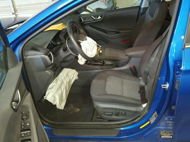 KMHC75LC5HU049965 - 2017 HYUNDAI IONIQ SEL BLUE photo 5