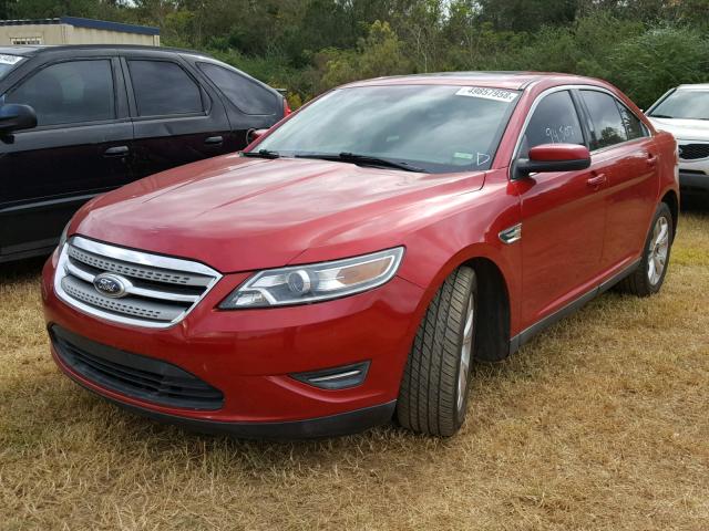 1FAHP2EW6AG156825 - 2010 FORD TAURUS SEL MAROON photo 2