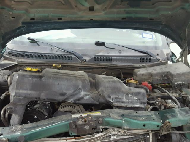 1B4HR48N62F208252 - 2002 DODGE DURANGO SL GREEN photo 7