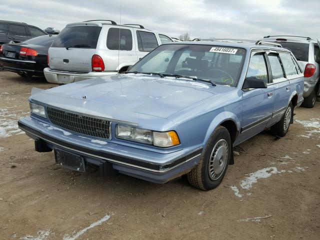 1G4AG85N8P6454356 - 1993 BUICK CENTURY SP BLUE photo 2