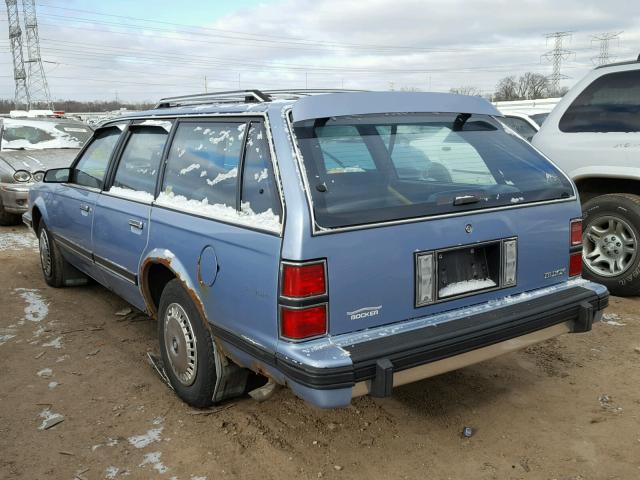 1G4AG85N8P6454356 - 1993 BUICK CENTURY SP BLUE photo 3