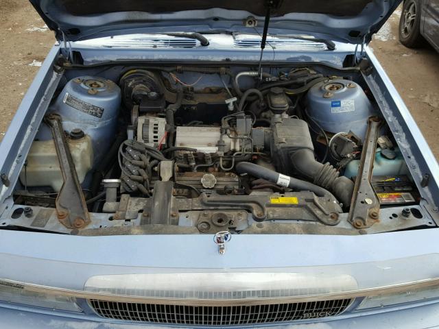 1G4AG85N8P6454356 - 1993 BUICK CENTURY SP BLUE photo 7