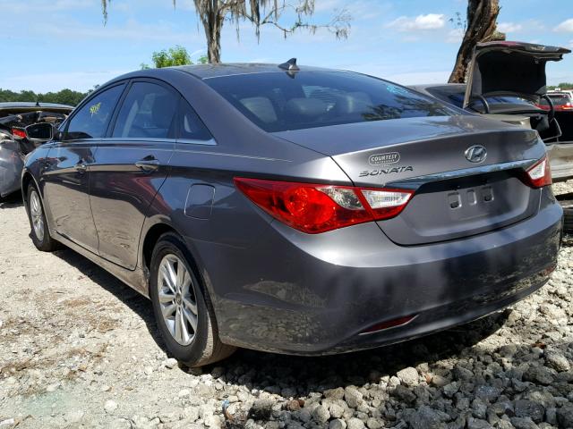 5NPEB4AC7CH318768 - 2012 HYUNDAI SONATA GLS GRAY photo 3