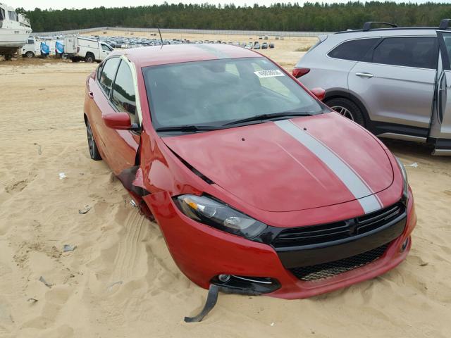 1C3CDFBB4GD749961 - 2016 DODGE DART SXT RED photo 1