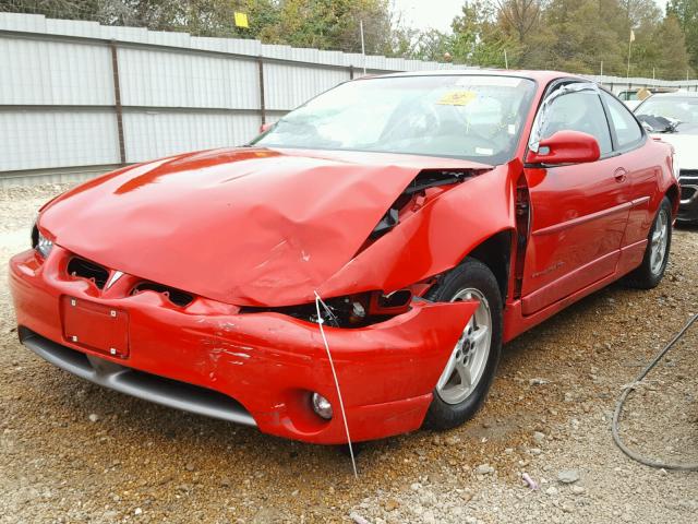1G2WP12K5YF259641 - 2000 PONTIAC GRAND PRIX RED photo 2