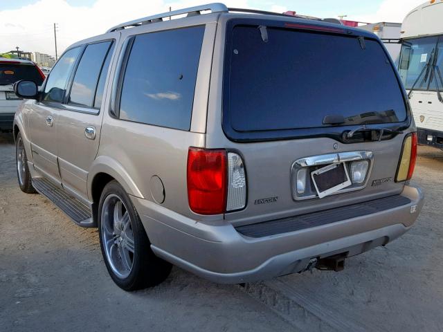 5LMEU27R52LJ17027 - 2002 LINCOLN NAVIGATOR 绿色 照片 3