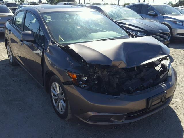 19XFB2F94CE308340 - 2012 HONDA CIVIC EXL CHARCOAL photo 1