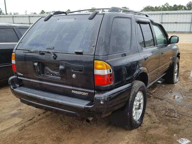 4S6CK58W024405674 - 2002 HONDA PASSPORT E BLACK photo 4