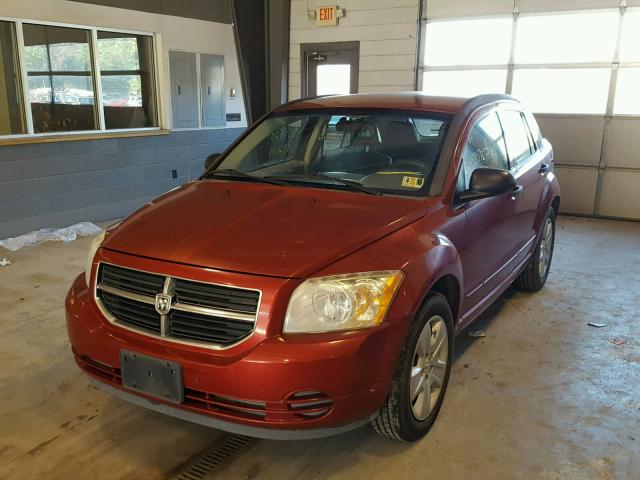 1B3HB48B07D113526 - 2007 DODGE CALIBER SX RED photo 2