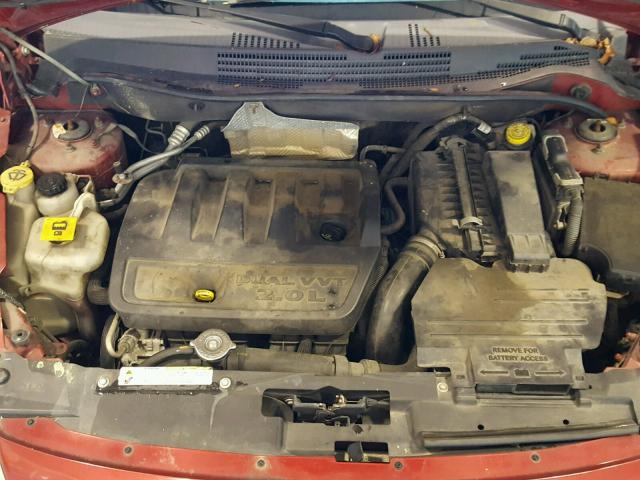 1B3HB48B07D113526 - 2007 DODGE CALIBER SX RED photo 7