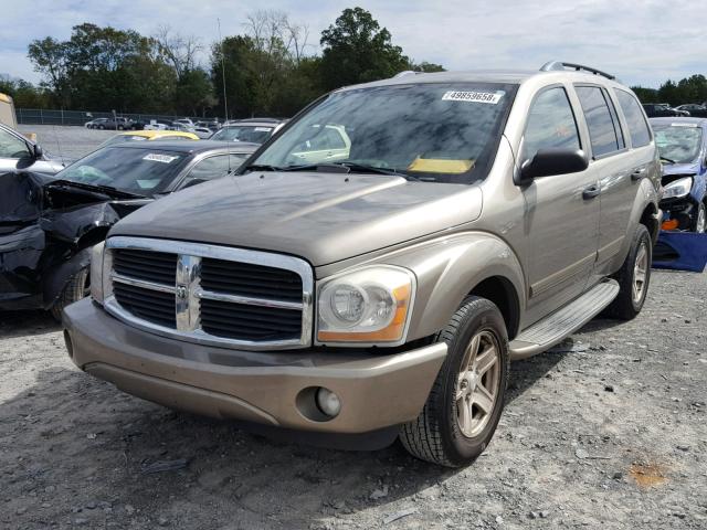 1D4HD48K54F208790 - 2004 DODGE DURANGO SL GOLD photo 2