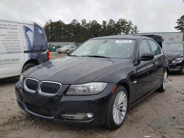 WBAPN7C58BA949046 - 2011 BMW 335 D BLACK photo 2