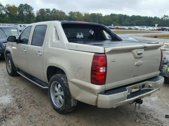 3GNEC12007G108941 - 2007 CHEVROLET AVALANCHE GOLD photo 3