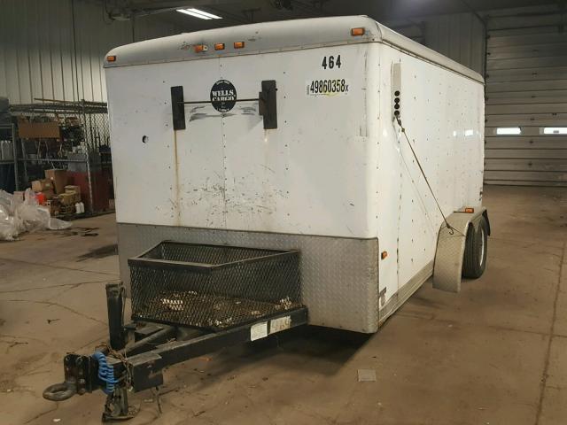 1WC200F2X11096388 - 2001 UTILITY TRAILER WHITE photo 2