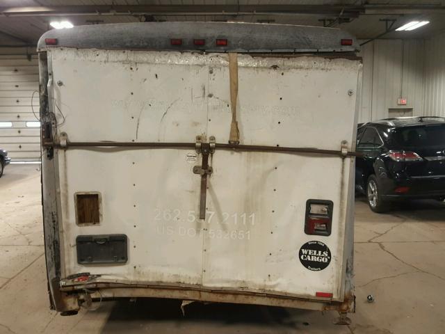 1WC200F2X11096388 - 2001 UTILITY TRAILER WHITE photo 9