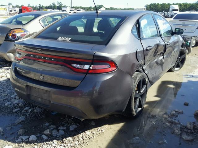 1C3CDFBB1FD336765 - 2015 DODGE DART SXT CHARCOAL photo 4