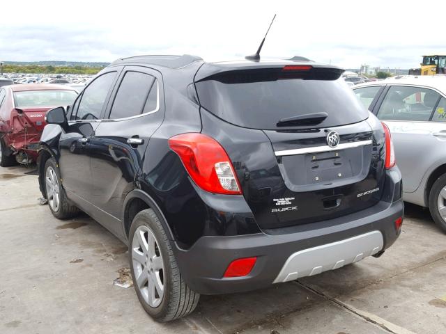 KL4CJDSB2EB696169 - 2014 BUICK ENCORE PRE BLACK photo 3