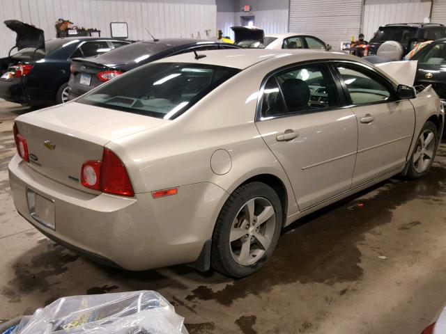 1G1ZC5EU7BF372886 - 2011 CHEVROLET MALIBU 1LT TAN photo 4