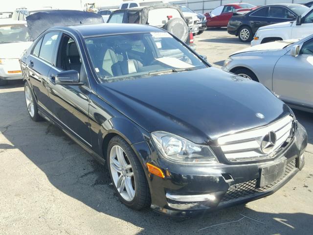 WDDGF4HB3DA805183 - 2013 MERCEDES-BENZ C 250 BLACK photo 1