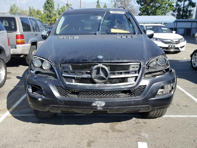 4JGBB5GB1AA577909 - 2010 MERCEDES-BENZ ML 350 BLACK photo 9