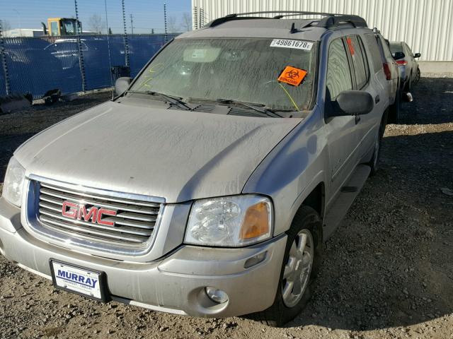 1GKET16S766122070 - 2006 GMC ENVOY XL SILVER photo 2