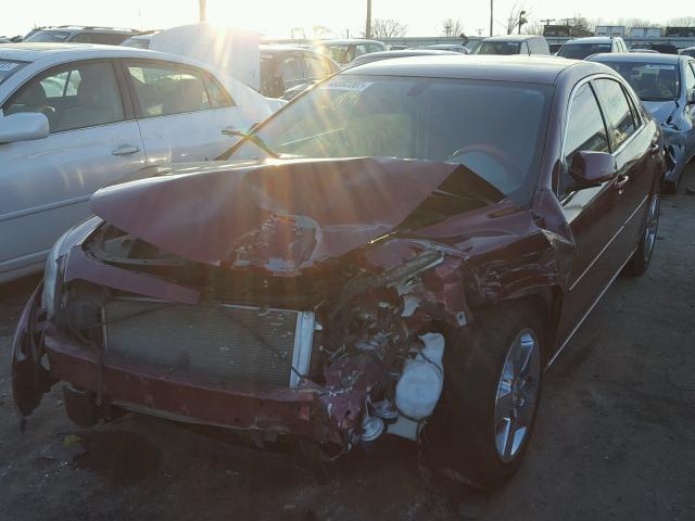 1G1ZC5E1XBF237519 - 2011 CHEVROLET MALIBU 1LT RED photo 2