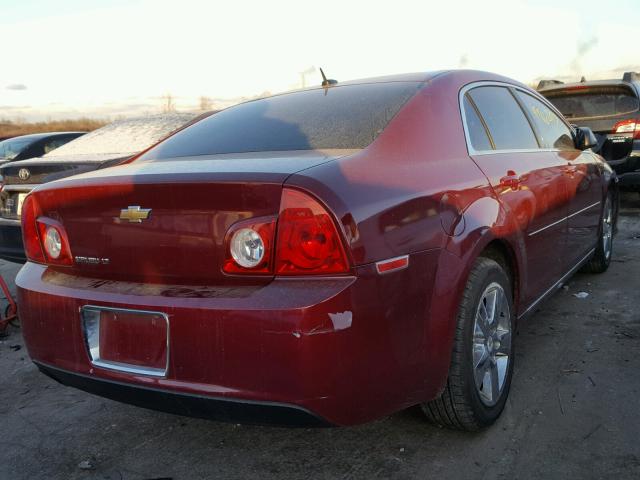 1G1ZC5E1XBF237519 - 2011 CHEVROLET MALIBU 1LT RED photo 4