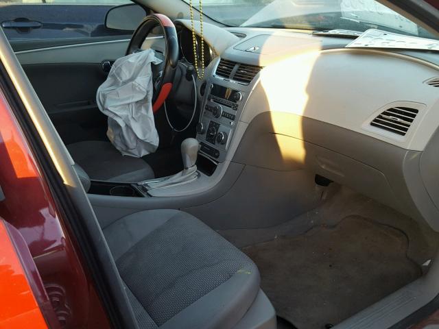 1G1ZC5E1XBF237519 - 2011 CHEVROLET MALIBU 1LT RED photo 5