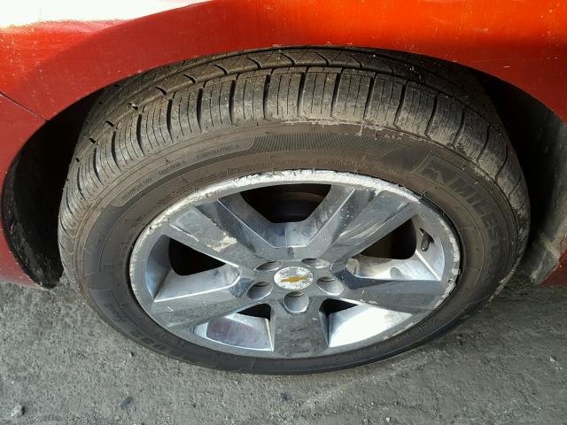 1G1ZC5E1XBF237519 - 2011 CHEVROLET MALIBU 1LT RED photo 9