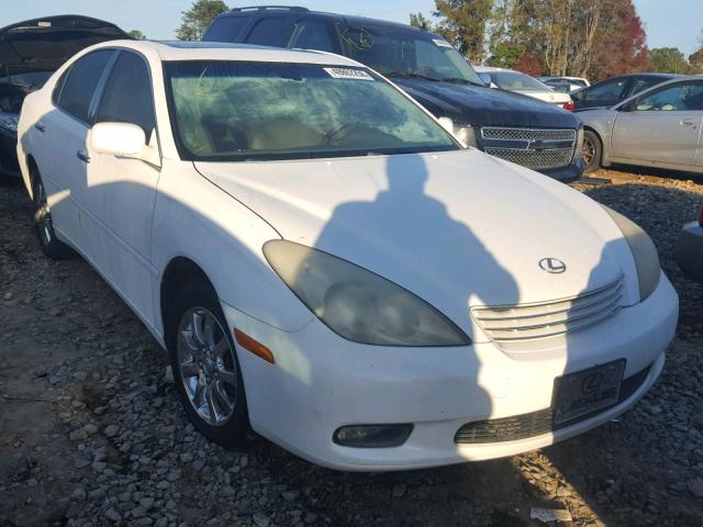 JTHBF30G730114652 - 2003 LEXUS ES 300 WHITE photo 1