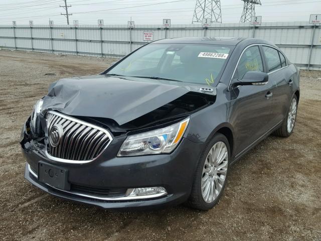 1G4GF5G38FF158050 - 2015 BUICK LACROSSE P GRAY photo 2