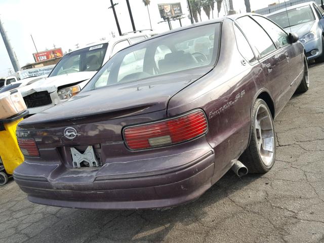 1G1BL52P5SR175732 - 1995 CHEVROLET CAPRICE / PURPLE photo 4