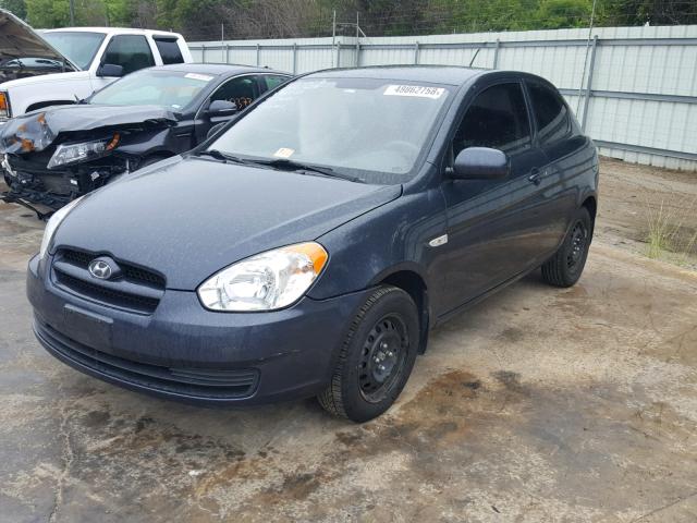 KMHCM3ACXAU168567 - 2010 HYUNDAI ACCENT BLU GRAY photo 2