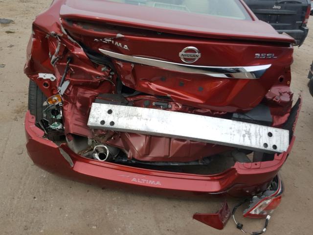 1N4BL3AP5DC911609 - 2013 NISSAN ALTIMA 3.5 RED photo 9