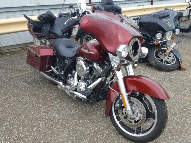 1HD1KB410AB629923 - 2010 HARLEY-DAVIDSON FLHX BURGUNDY photo 1