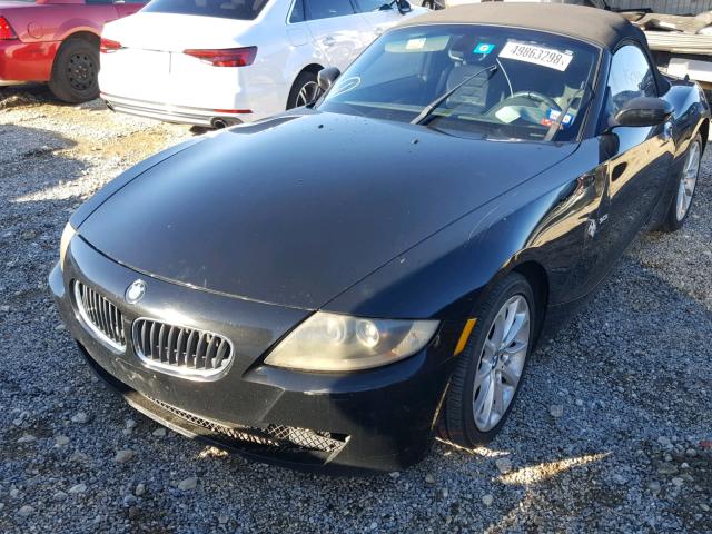 4USBU33547LW71325 - 2007 BMW Z4 3.0 BLACK photo 2