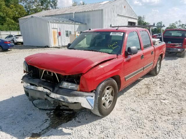 2GCEC13T751130426 - 2005 CHEVROLET SILVERADO RED photo 2