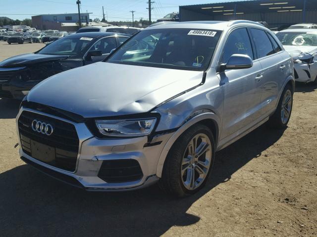 WA1EFCFS9GR019581 - 2016 AUDI Q3 PREMIUM SILVER photo 2